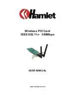 Hamlet HNW300CI User Manual preview