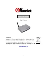 Hamlet HNWS254 User Manual preview