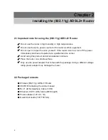 Preview for 8 page of Hamlet HRDSL512W Series User Manual