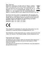 Preview for 2 page of Hamlet hub mobile 4 User Manual