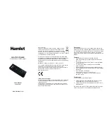 Предварительный просмотр 2 страницы Hamlet QUATTRO POWER XPW45000H User Manual