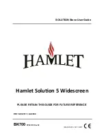 Preview for 1 page of Hamlet Solution 5 Widescreen User Manual