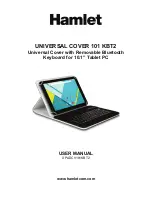 Hamlet UNIVERSAL COVER 101 KBT2 User Manual предпросмотр