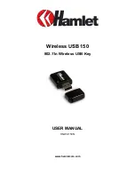 Preview for 1 page of Hamlet Wireless USB 150 User Manual