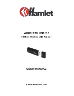 Hamlet Wireless USB 2.0 User Manual предпросмотр