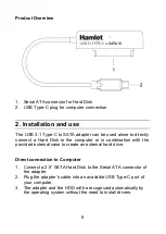 Предварительный просмотр 5 страницы Hamlet XADTC-SATA User Manual