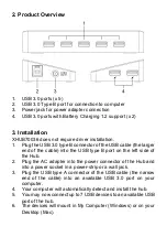 Preview for 4 page of Hamlet XHUB70036 User Manual