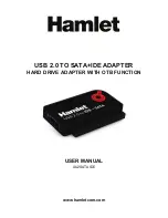 Предварительный просмотр 1 страницы Hamlet XU2SATAIDE User Manual