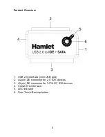 Предварительный просмотр 5 страницы Hamlet XU2SATAIDE User Manual