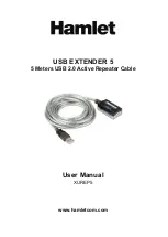 Предварительный просмотр 1 страницы Hamlet XUREP5 User Manual