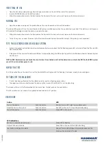 Preview for 3 page of Hammar HM-0467 User Manual