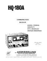 Preview for 2 page of Hammarlund HQ-180A Series Technical Description, Test And Operating Instructions