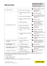 Предварительный просмотр 53 страницы HAMMELMANN B7.02502.0210 Operating Instructions Manual