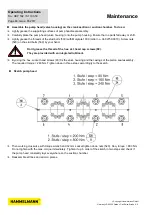 Предварительный просмотр 66 страницы HAMMELMANN B7.02502.0210 Operating Instructions Manual