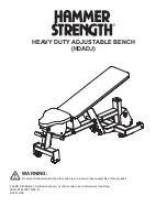 Hammer Strength HDADJ Assembly Instructions Manual preview