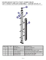 Preview for 6 page of Hammer Strength HDCR8 Parts List