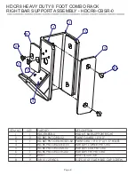 Preview for 8 page of Hammer Strength HDCR8 Parts List