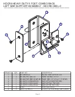 Preview for 9 page of Hammer Strength HDCR8 Parts List