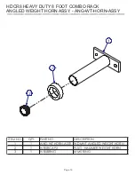 Preview for 12 page of Hammer Strength HDCR8 Parts List