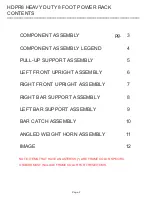 Preview for 2 page of Hammer Strength HDPR8 Parts List