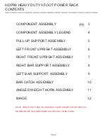 Preview for 2 page of Hammer Strength HDPR9 Parts List