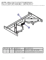 Предварительный просмотр 5 страницы Hammer Strength HDPR9 Parts List