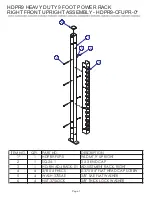 Предварительный просмотр 7 страницы Hammer Strength HDPR9 Parts List