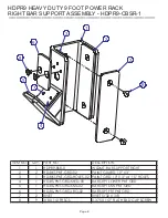 Предварительный просмотр 8 страницы Hammer Strength HDPR9 Parts List