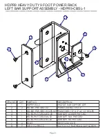 Предварительный просмотр 9 страницы Hammer Strength HDPR9 Parts List