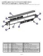 Предварительный просмотр 10 страницы Hammer Strength HDPR9 Parts List