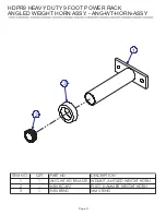 Предварительный просмотр 11 страницы Hammer Strength HDPR9 Parts List