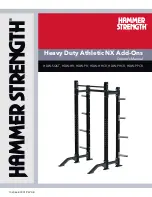 Hammer Strength HDW-HHCR Owner'S Manual предпросмотр