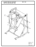 Предварительный просмотр 1 страницы Hammer Strength ILDCP-C03 Parts List