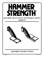 Hammer Strength OHDTT Assembly Instructions preview