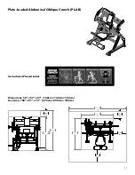 Preview for 11 page of Hammer Strength Plate-Loaded PL-4W Owner'S Manual