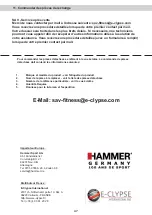 Preview for 48 page of Hammer CROSSLIFE XTR Manual