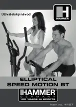 Hammer ELLIPTICAL SPEED MOTION BT Manual preview