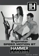 Hammer Ergometer Speed Motion BT Manual preview