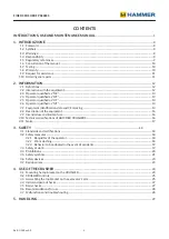 Предварительный просмотр 4 страницы Hammer FP Series Operating And Maintenance Manual