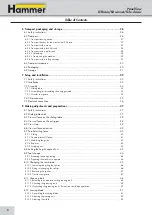 Preview for 4 page of Hammer K3 winner User Manual