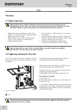 Предварительный просмотр 42 страницы Hammer N2-35 Operating Manual