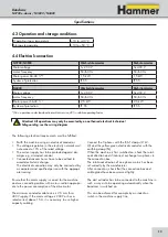 Preview for 13 page of Hammer N3700 e-classic User Manual