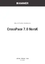 Hammer NorsK CrossPace 7.0 Manual preview
