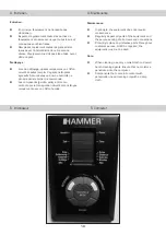 Preview for 11 page of Hammer ROWER COBRA 4536 Manual