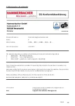 Preview for 59 page of Hammerbacher XDSM Series Operating Instructions Manual