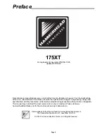 Preview for 4 page of Hammerhead 175XT Parts Manual