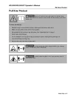 Preview for 84 page of Hammerhead HG2200AT Operator'S Manual