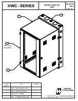 Hammond Manufacturing HWC Series Instructions Manual preview