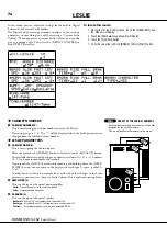 Предварительный просмотр 74 страницы Hammond A-162 Owner'S Manual