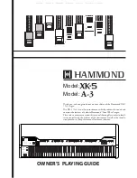 Preview for 1 page of Hammond A-3 Playing Manual